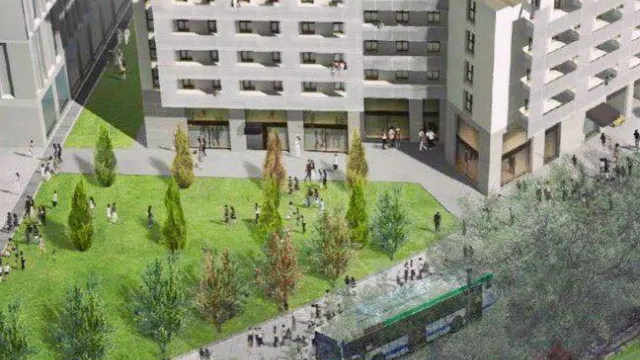 Uno dei rendering illustrativi del progetto