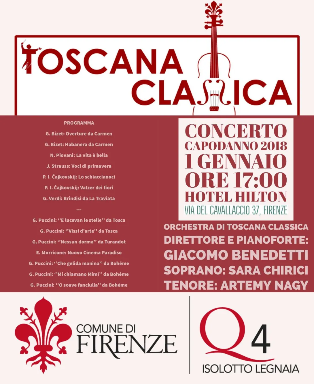 Concerto di Capodanno al Quartiere 4 Concerto di Capodanno al Quartiere 4