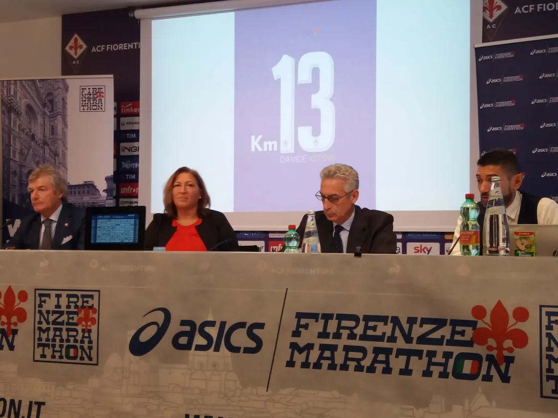 Km. 13 della Maratona dedicato a Davide Astori