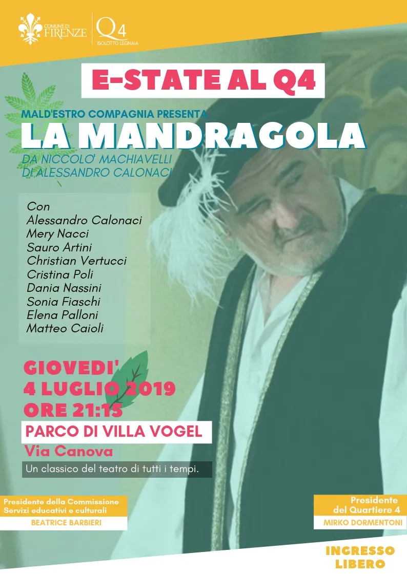 La Mandragola al quartiere 4