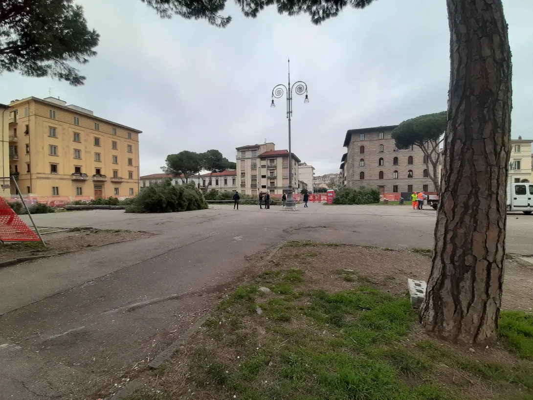 Piazza della Vittoria il 17 febbraio 2020 Piazza della Vittoria il 17 febbraio 2020