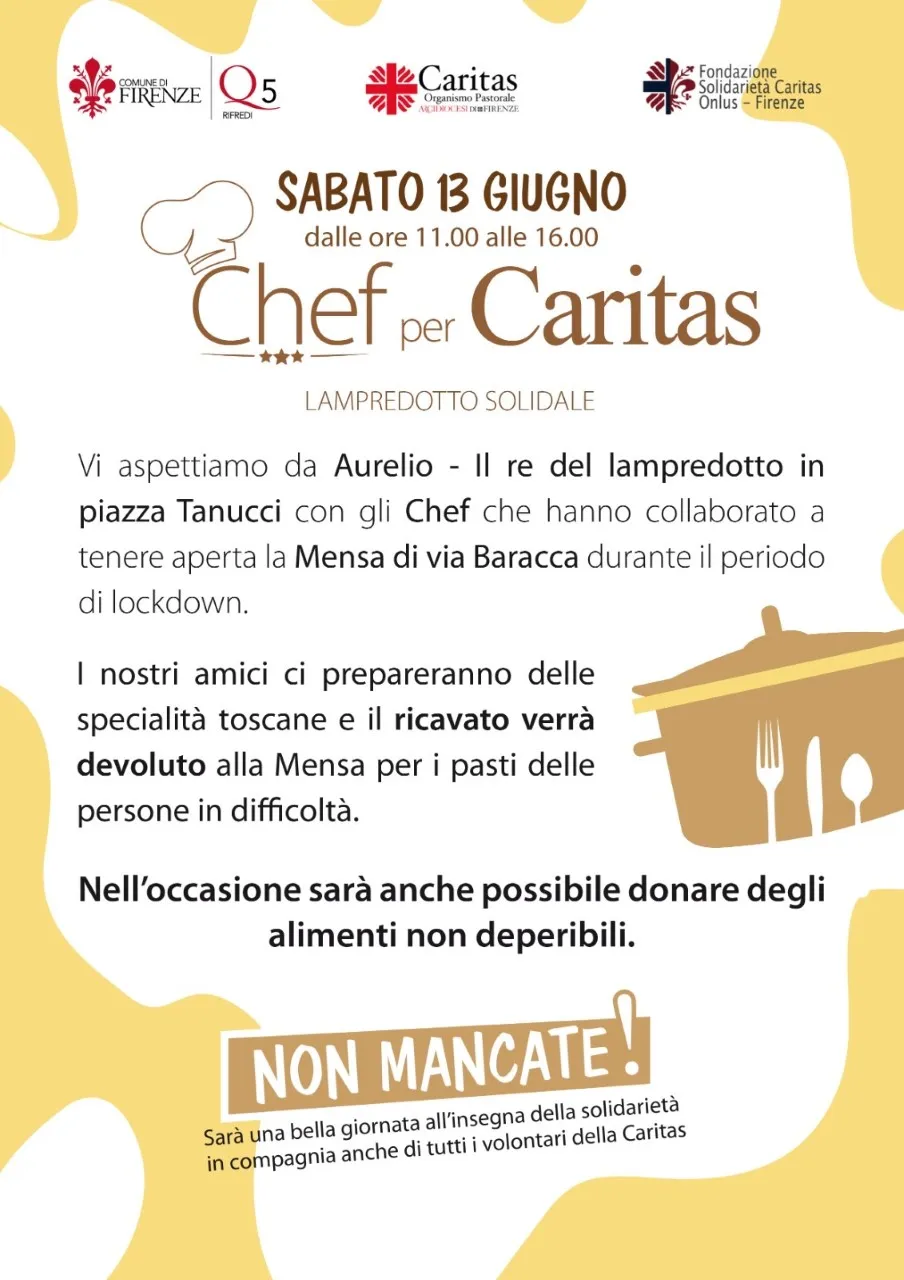 Chef per Caritas al quartiere 5