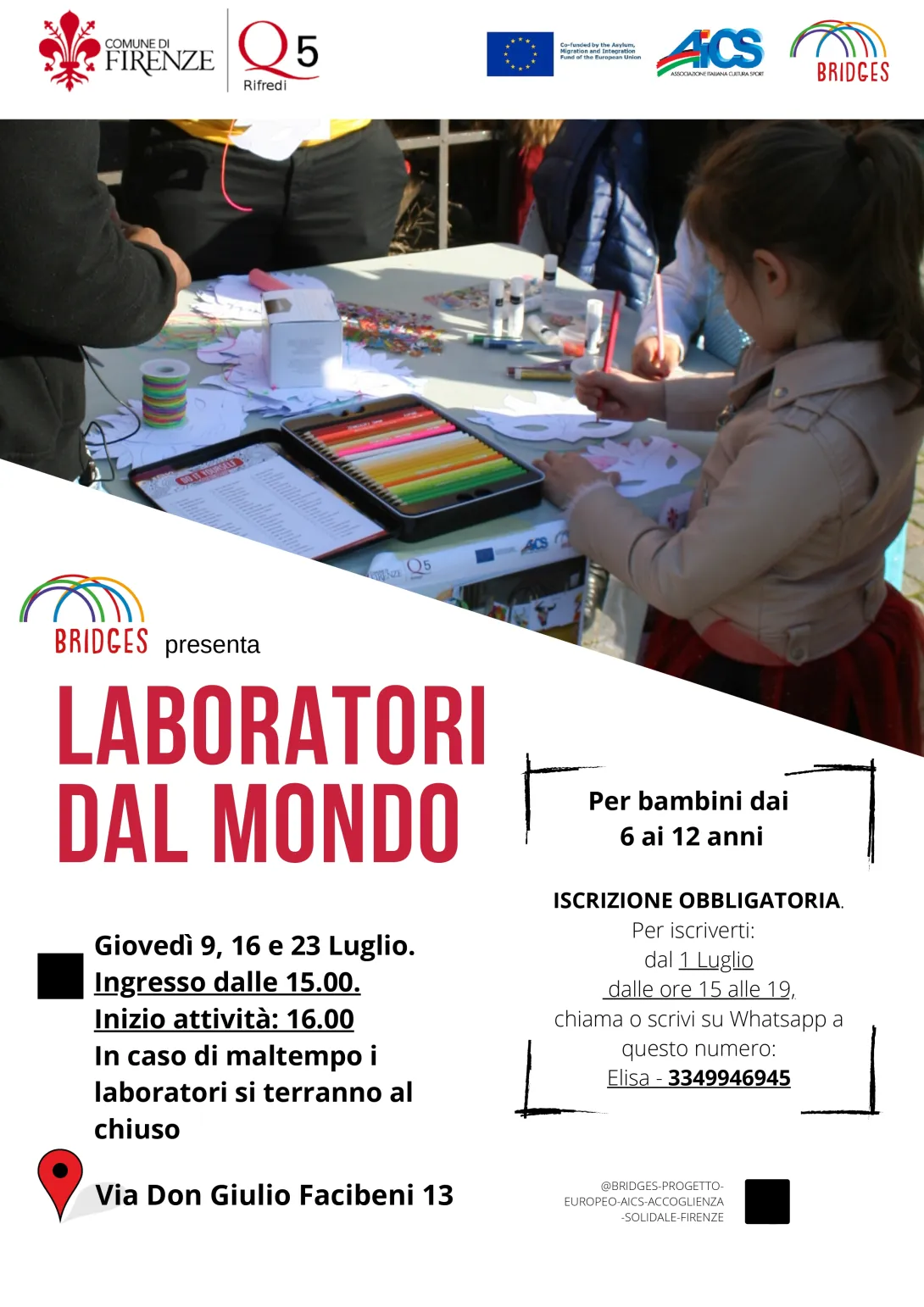 Laboratori dal Mondo al quartiere 5