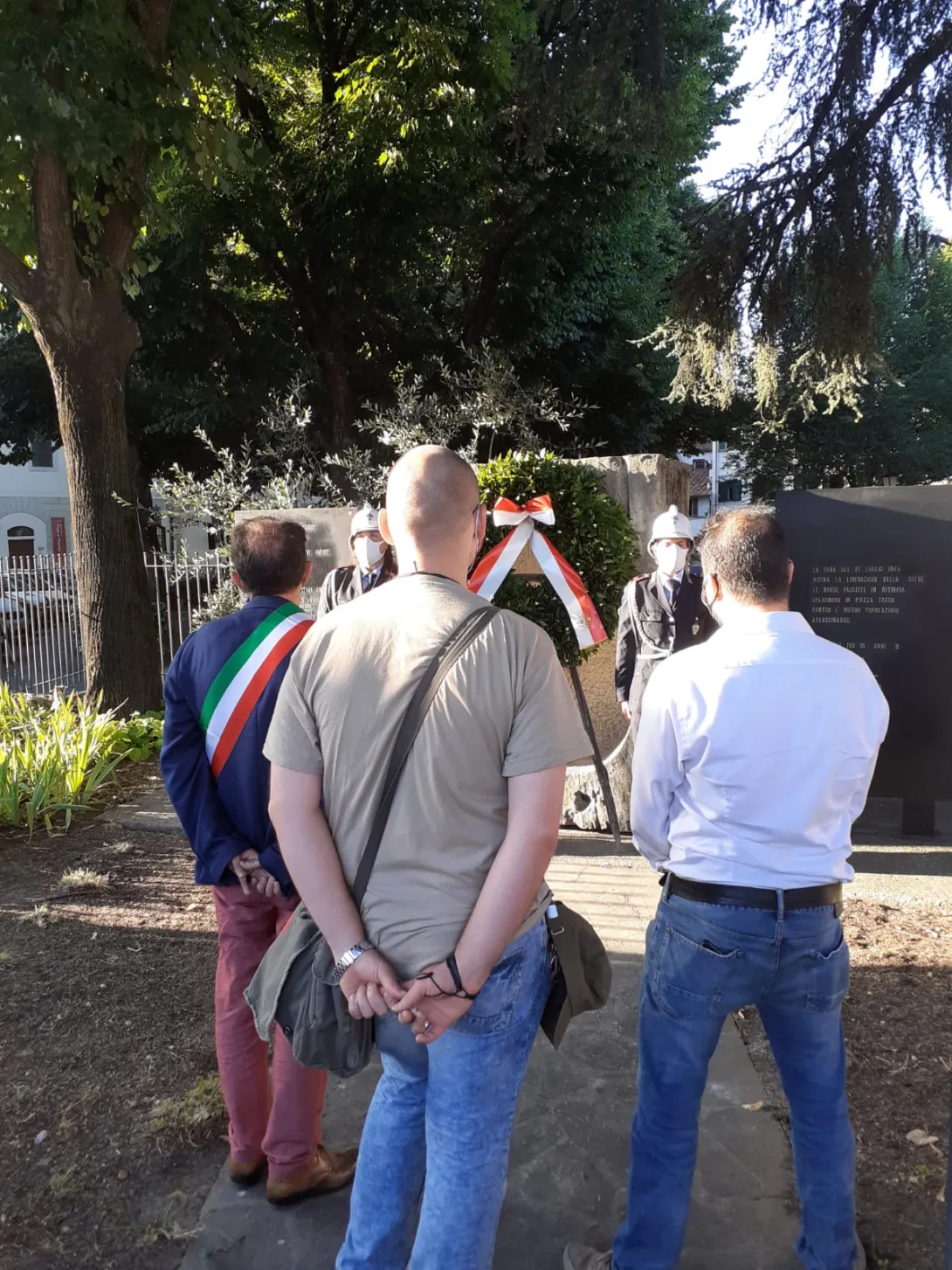 Commemorazione piazza Tasso