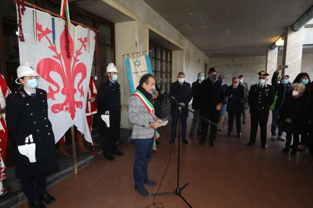 Commemorazione dei deportati ebrei dal binario 16 alla stazione SMN