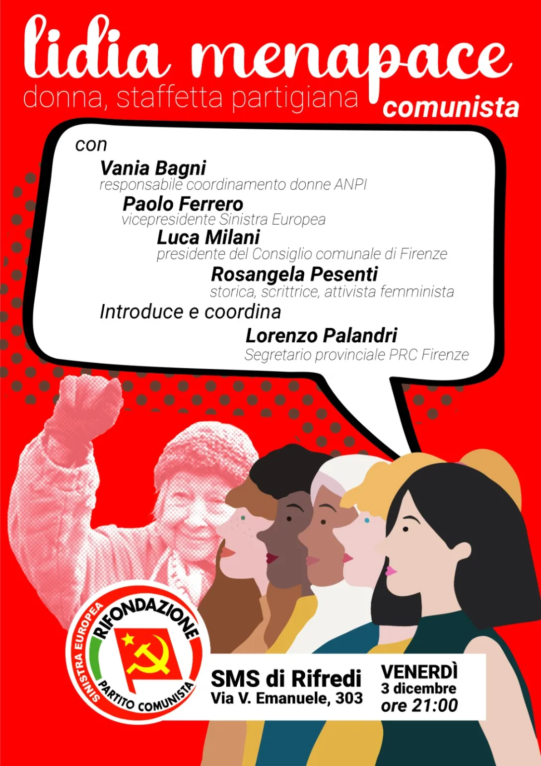 Rifondazione Comunista ricorda Lidia Menapace