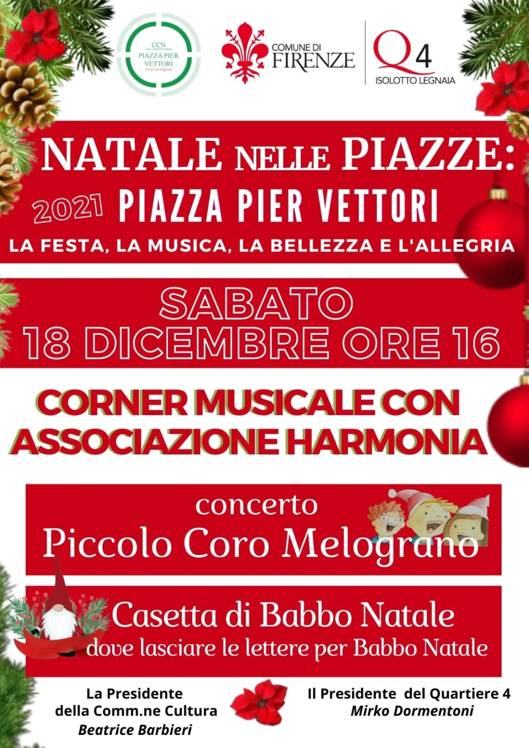 Natale a tutta musica al Quartiere 4
