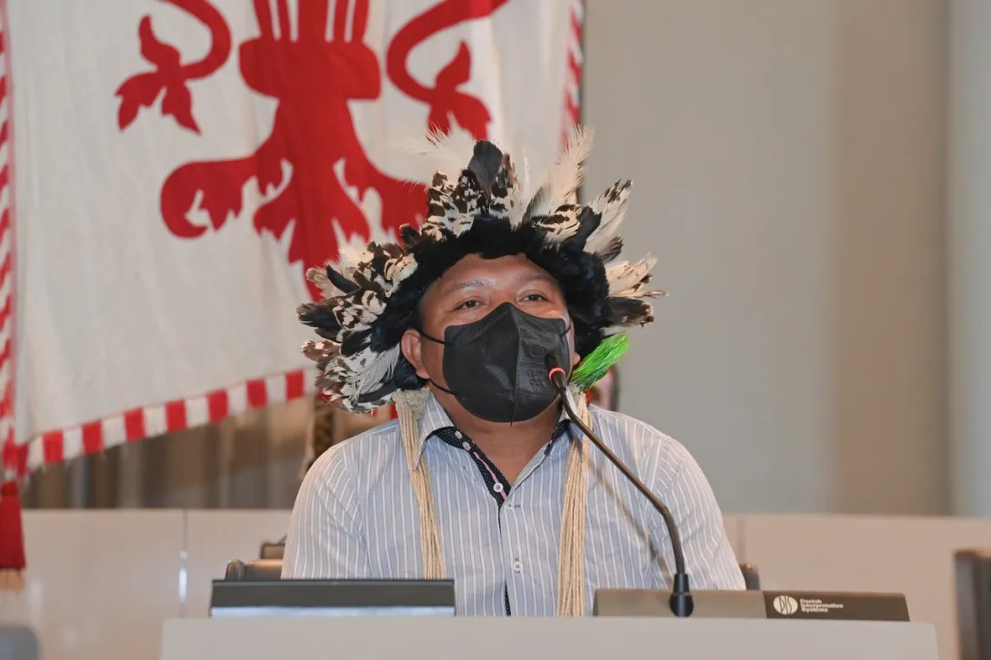 Adriano Karipuna in Consiglio comunale