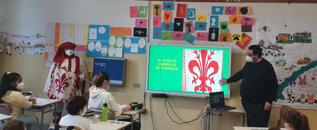 Gonfalone nelle scuole