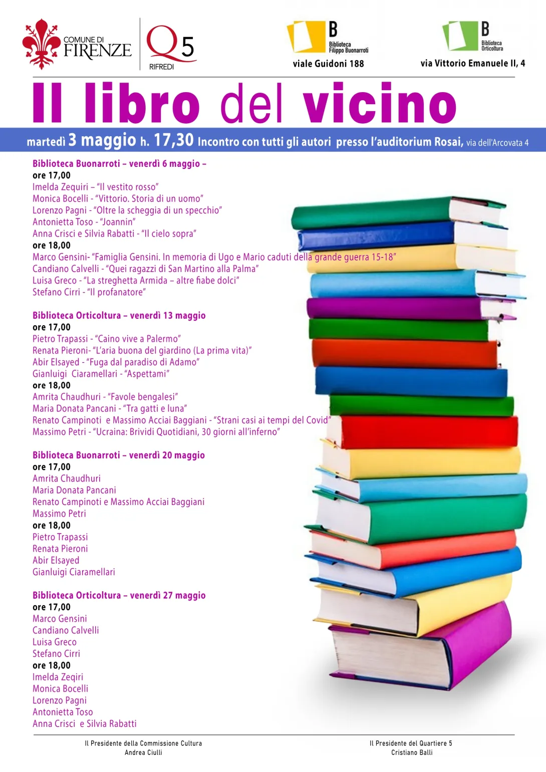 Libro del vicino 2022 al Q5 Libro del vicino 2022 al Q5