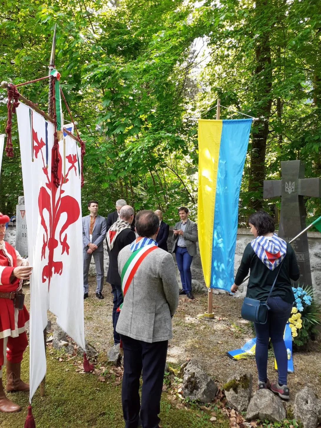 Il presidente Luca Milani a Ebensee