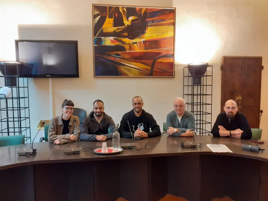 Palestinesi in Palazzo Vecchio Palestinesi in Palazzo Vecchio