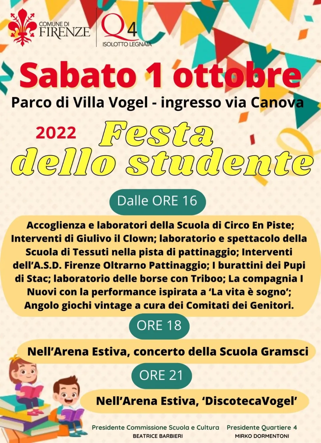 Festa dello studente al Quartiere 4