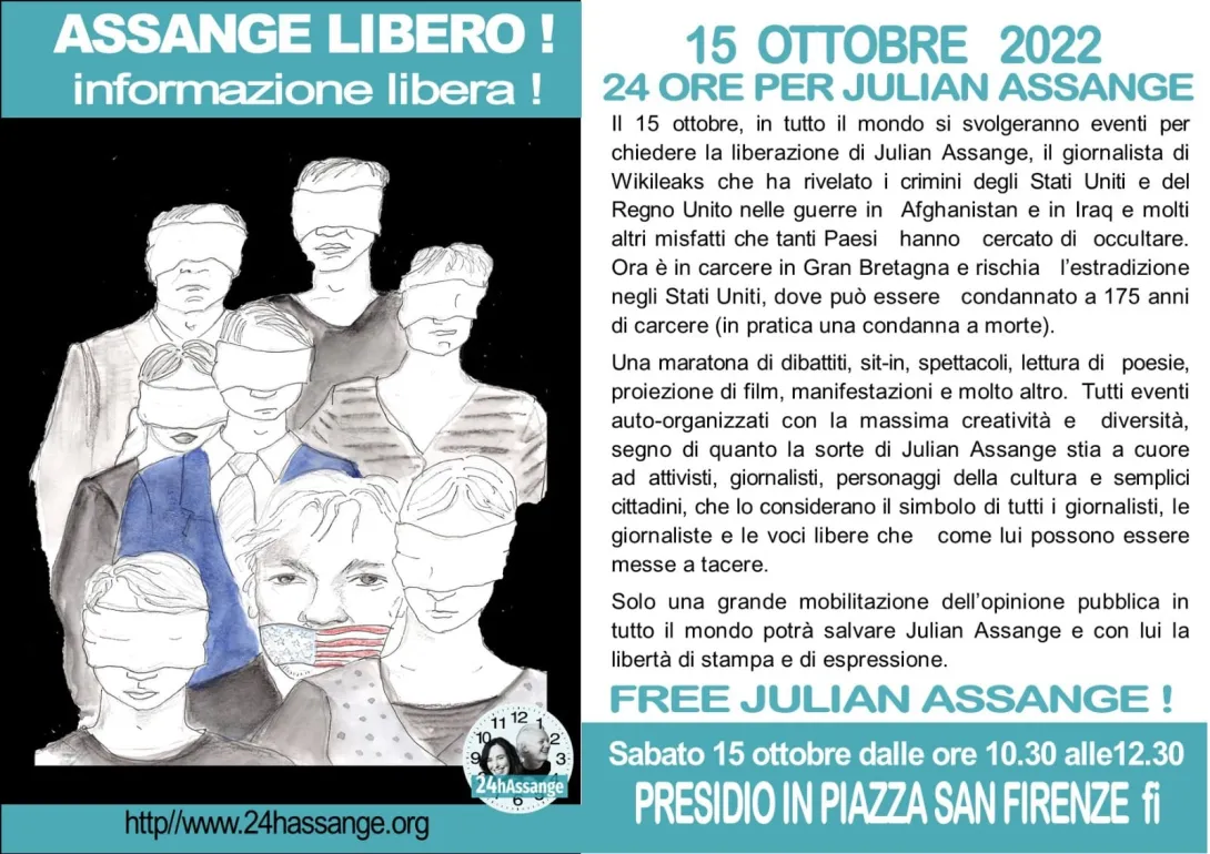 Manifestazione per Assange
