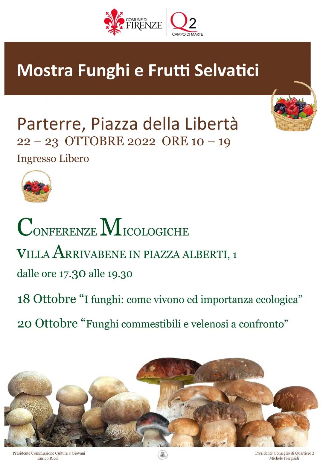 Mostra Funghi e frutti selvatici