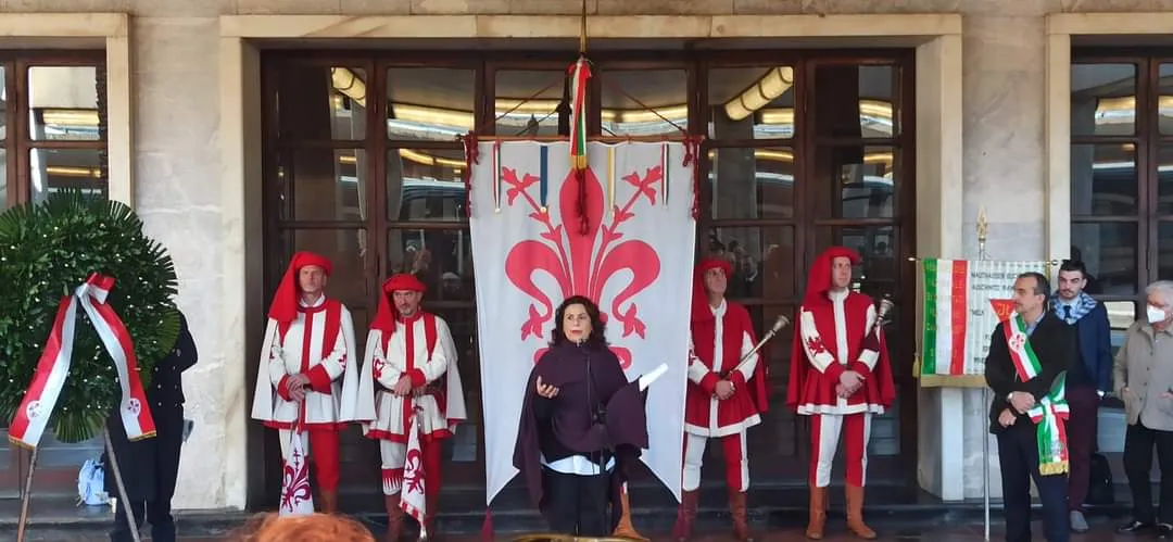 Commemorazione dei deportati ebrei dal binario 16 alla stazione di Santa Maria Novella