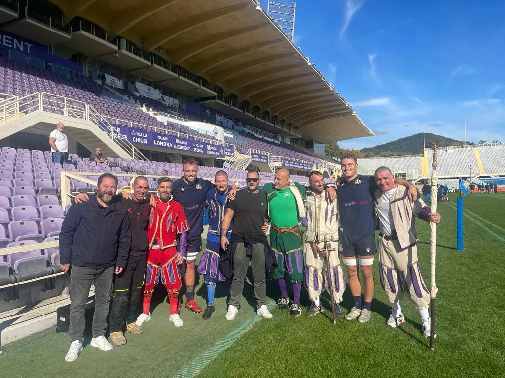 Calcio Storico Fiorentino e Nazionale di rugby Calcio Storico Fiorentino e Nazionale di rugby