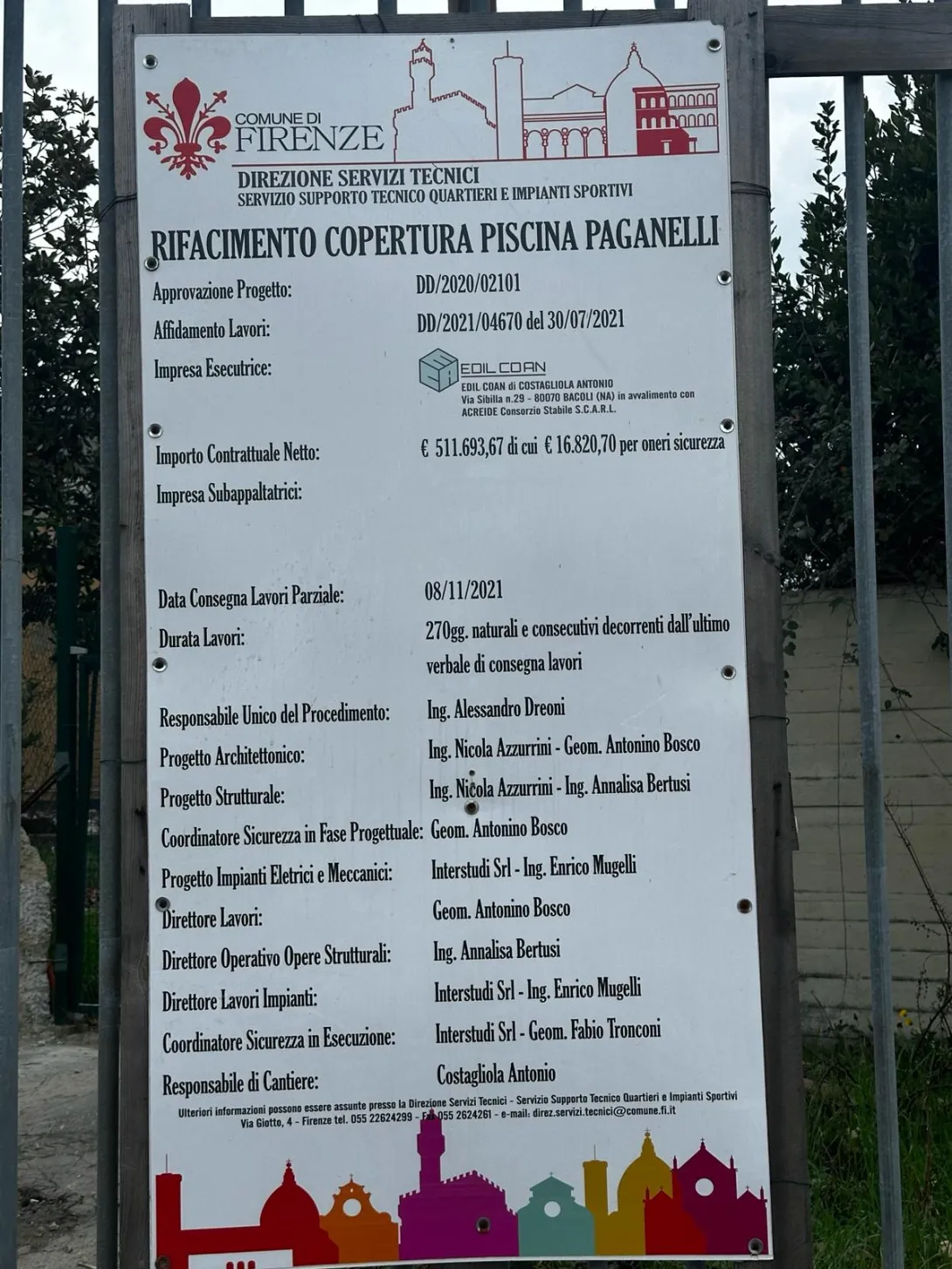 Piscina Paganelli, lavori in ritardo Piscina Paganelli, lavori in ritardo