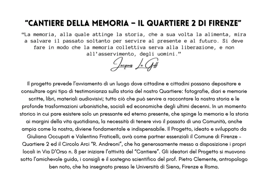 Cantiere della Memoria al Q2