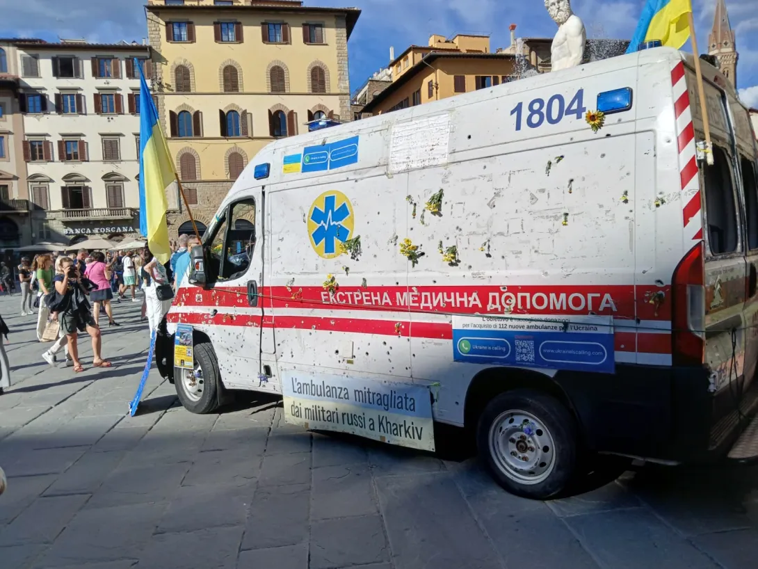 Consiglio comunale ambulanza crivellata Consiglio comunale ambulanza crivellata