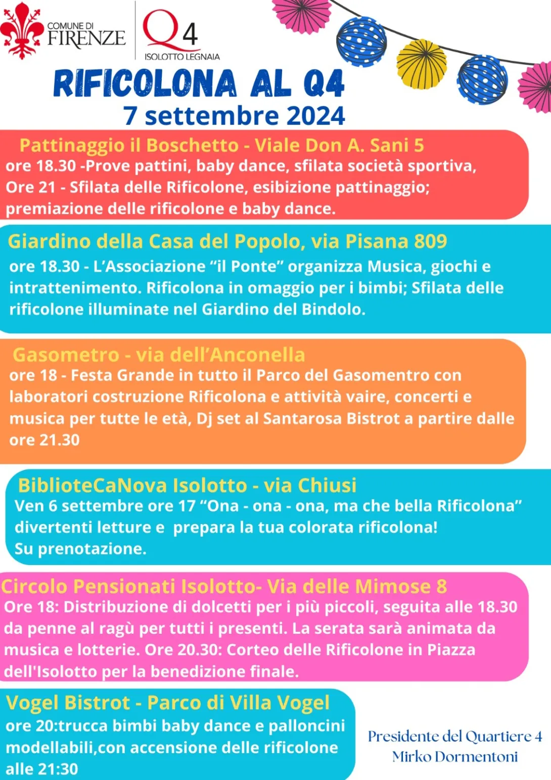 Rificolona al Quartiere 4