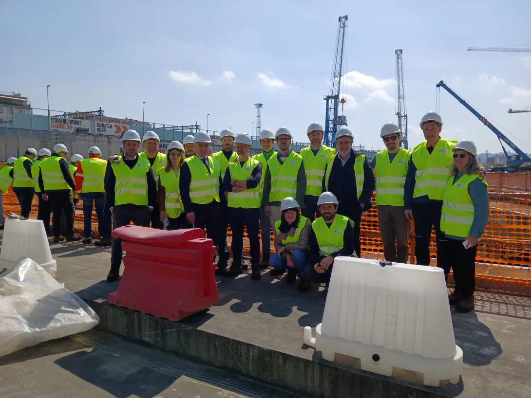 Commissione al cantiere TAV di Firenze